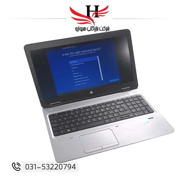 لپ تاپ استوک HP ProBook 650 G2 مدل Core i5 نسل 6 با رم 8GB، حافظه 256GB SSD، گرافیک Intel Shared و صفحه نمایش 15.6 اینچ مناسب کاربری اداری و شرکتی